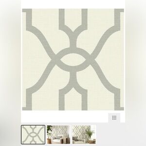 Magnolia Home by Joanna Gaines Wall Covering ME1555 Woven Trellis Wallpaper (1)